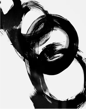 Black and white painting texture